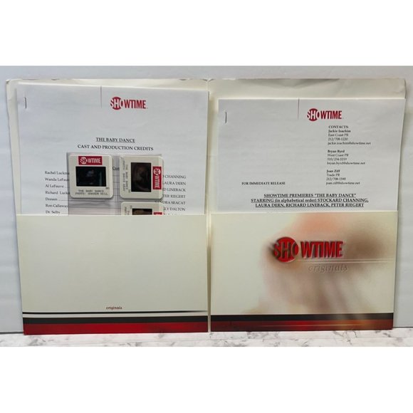 Showtime Movie Press Kit The Baby Dance 1998 Stockard Channing Laura Dern - Picture 8 of 9